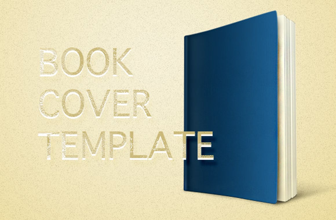 3D Book Cover Template