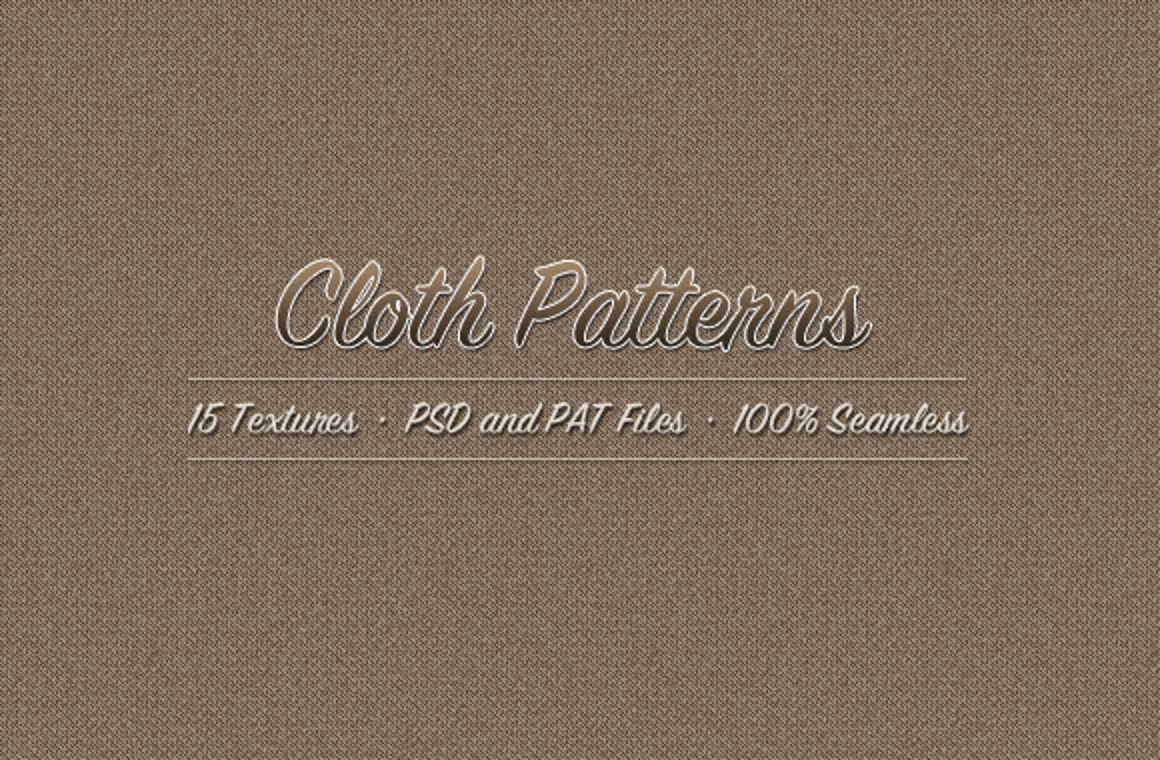 Cloth Pixel Pattern Kit