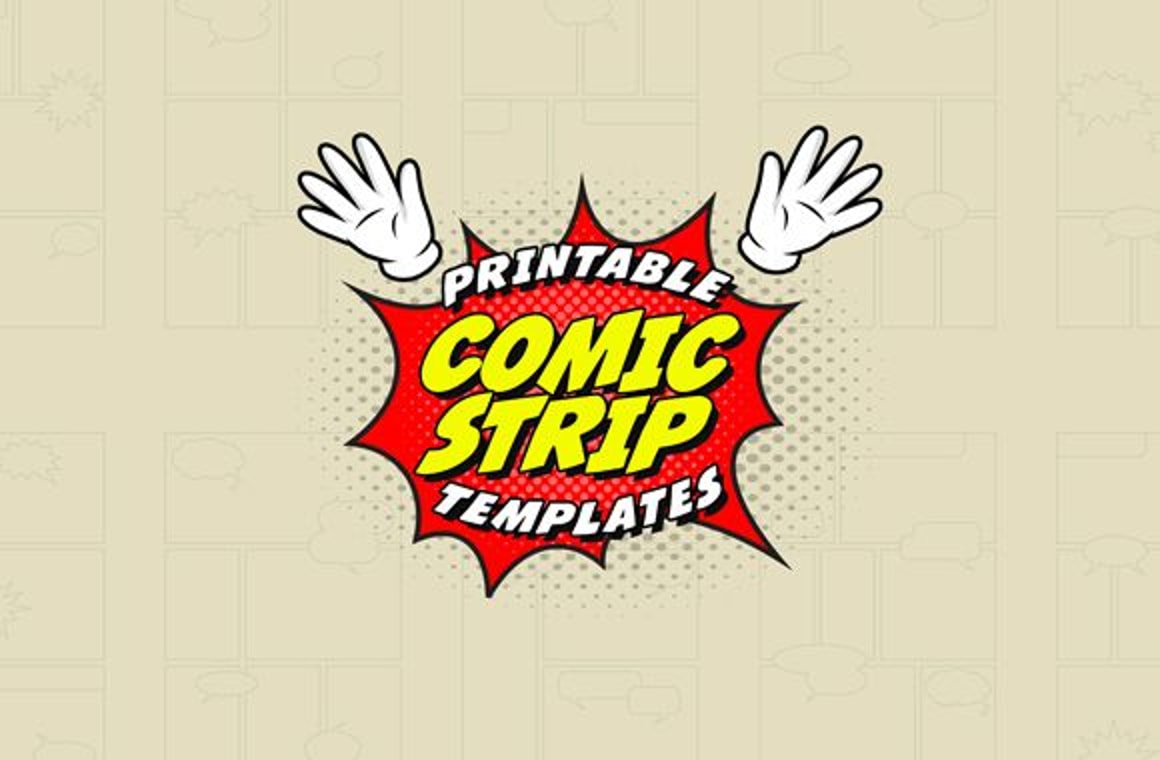 Printable Comic Strip Templates