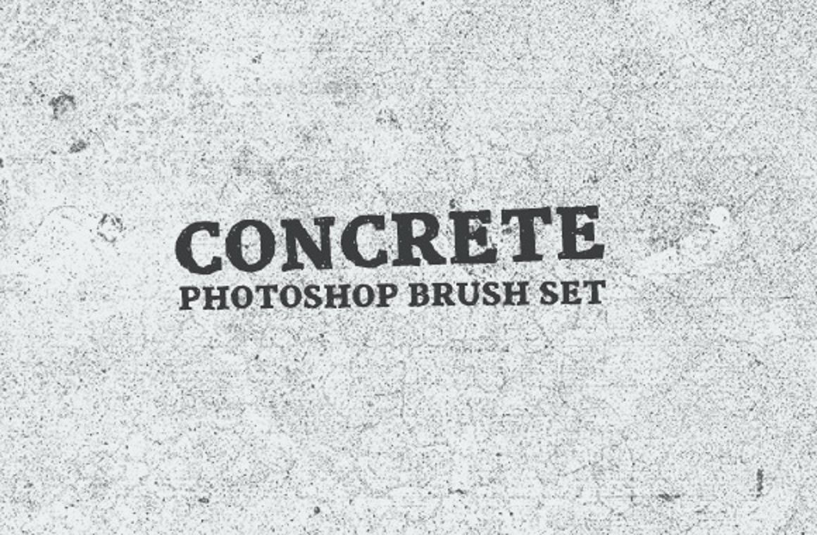 Concrete Photoshop Brush Set - WeGraphics