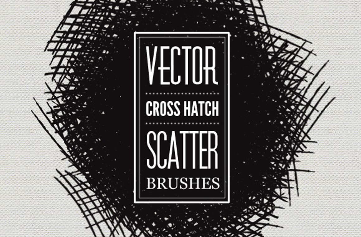 Vector Cross Scatter Brushes - WeGraphics