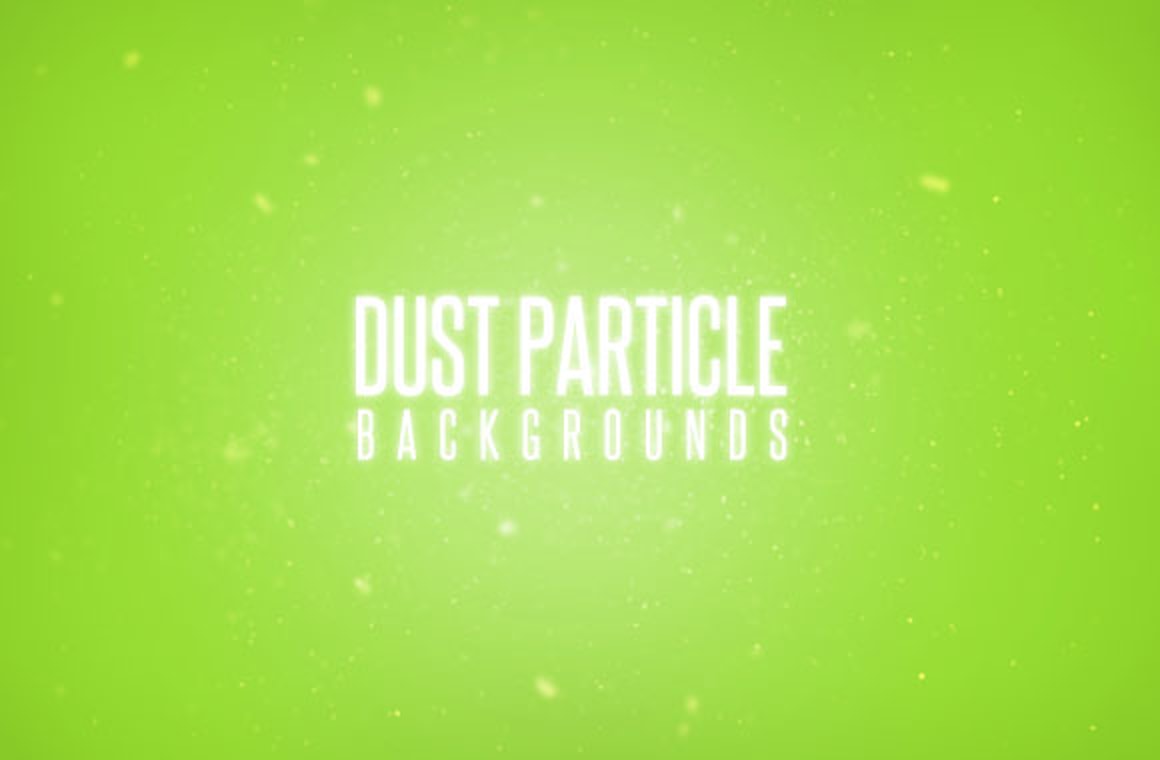 Dust Particle Backgrounds