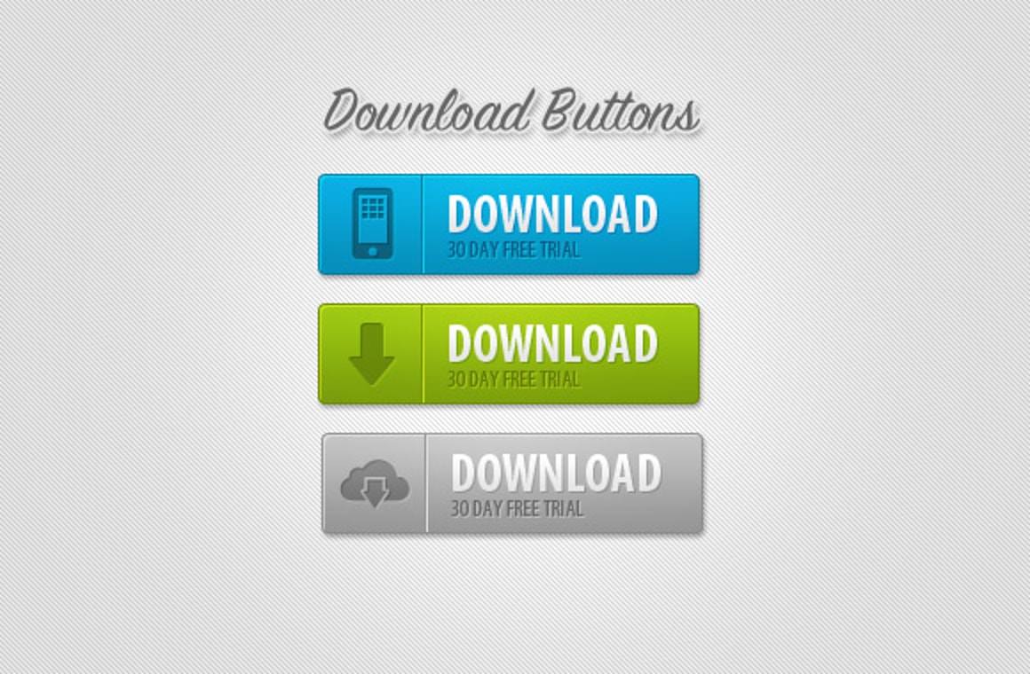Clean Download Buttons