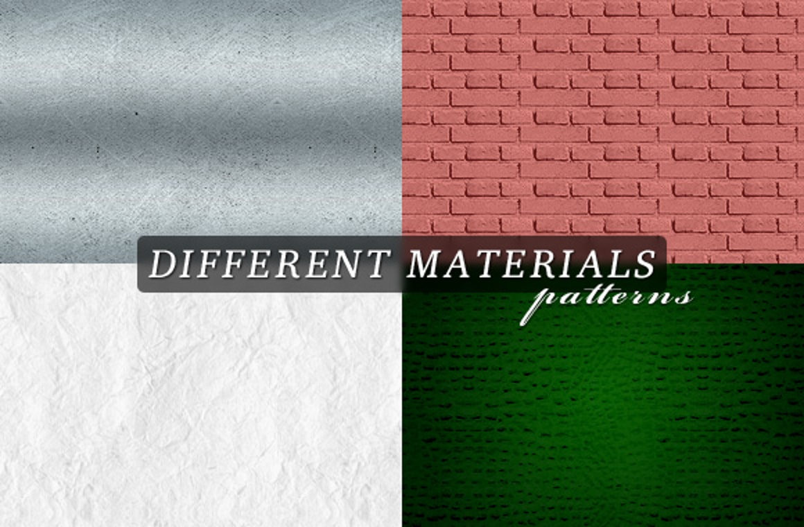 Different materials patterns Vol1