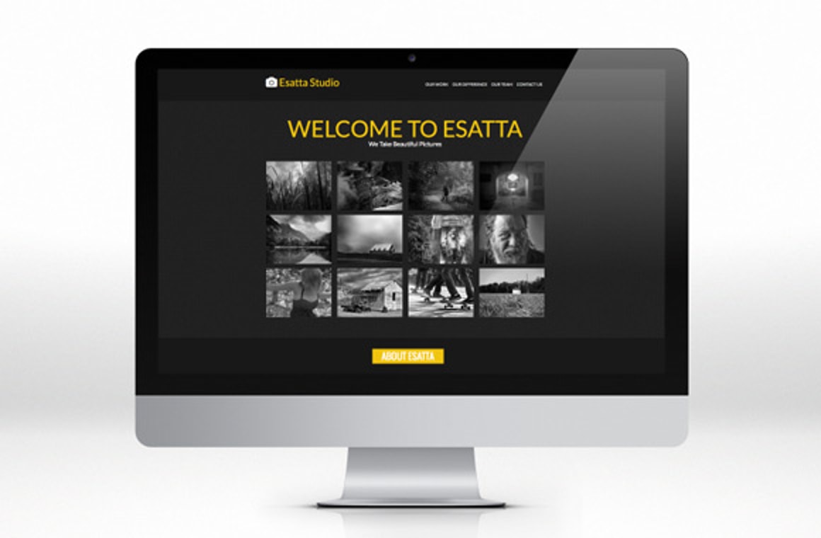 Esatta - One Page HTML Template