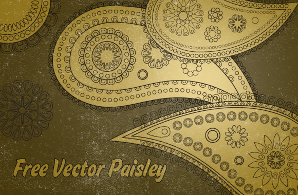 Free Vector Paisley Patterns