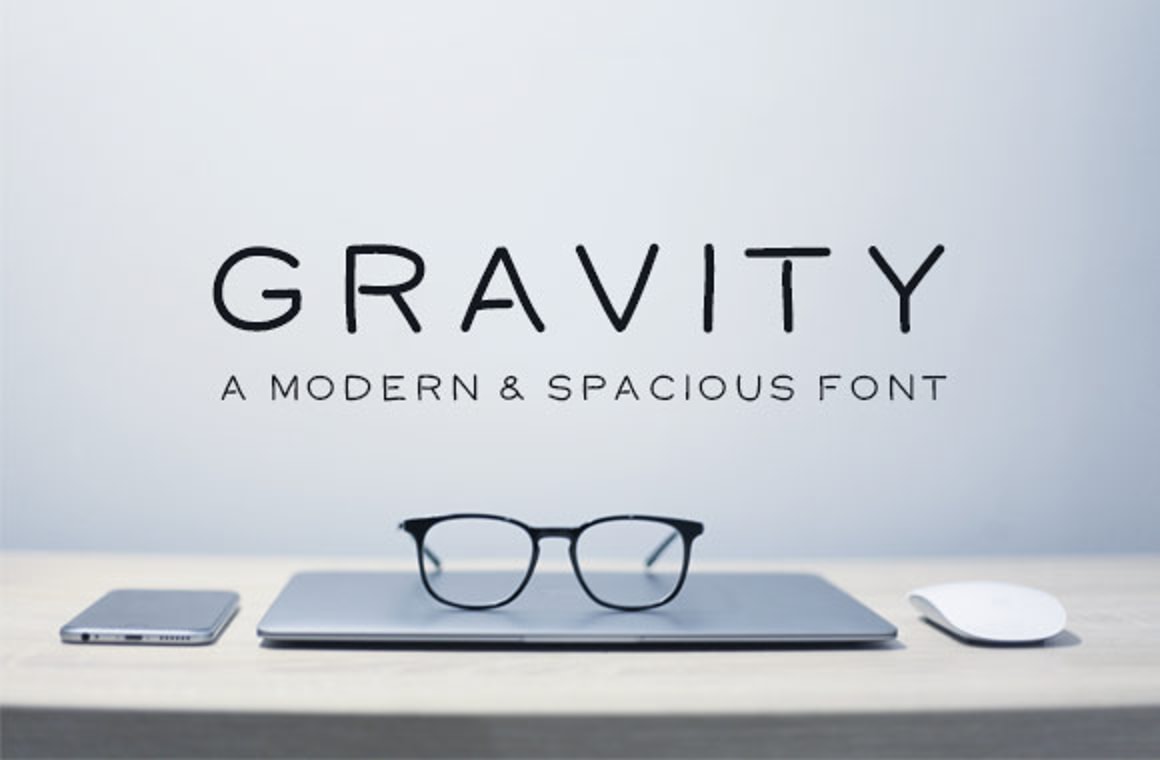 Gravity - Modern and Spacious Font