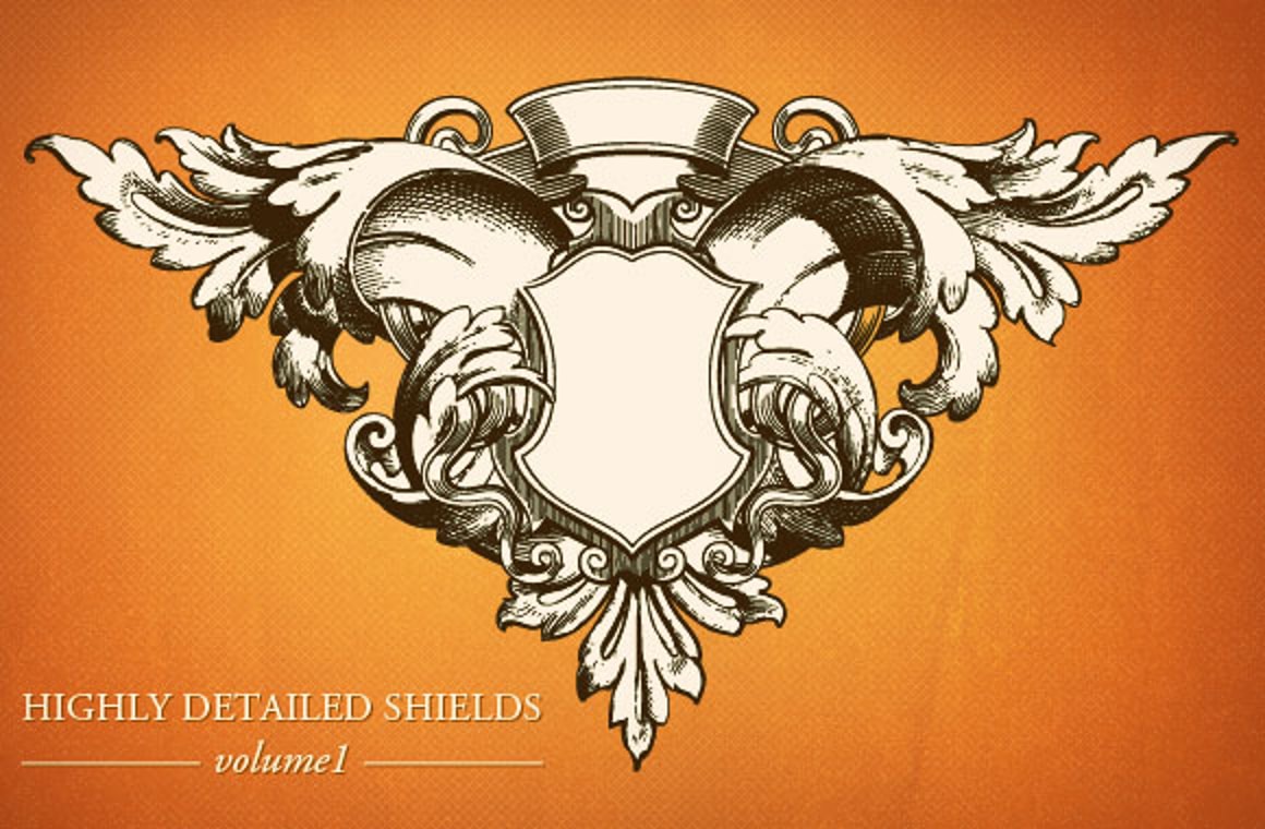 Highly detailed shields vol1