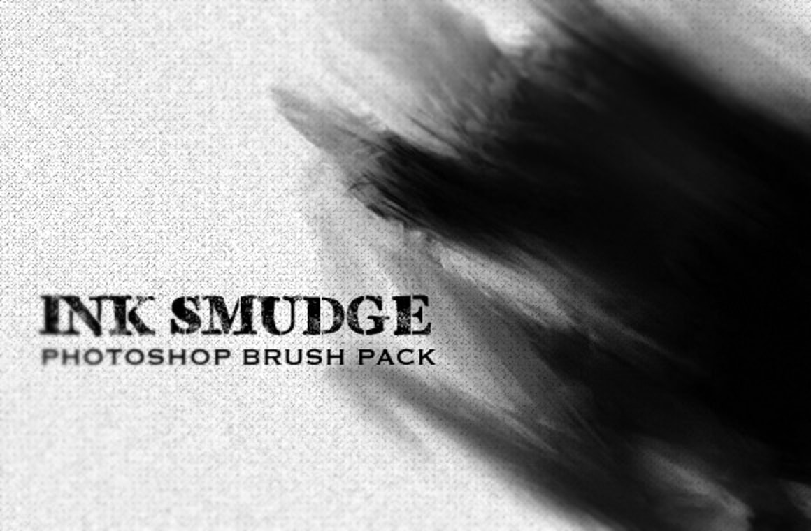 Ink Smudge Photoshop Brush Set