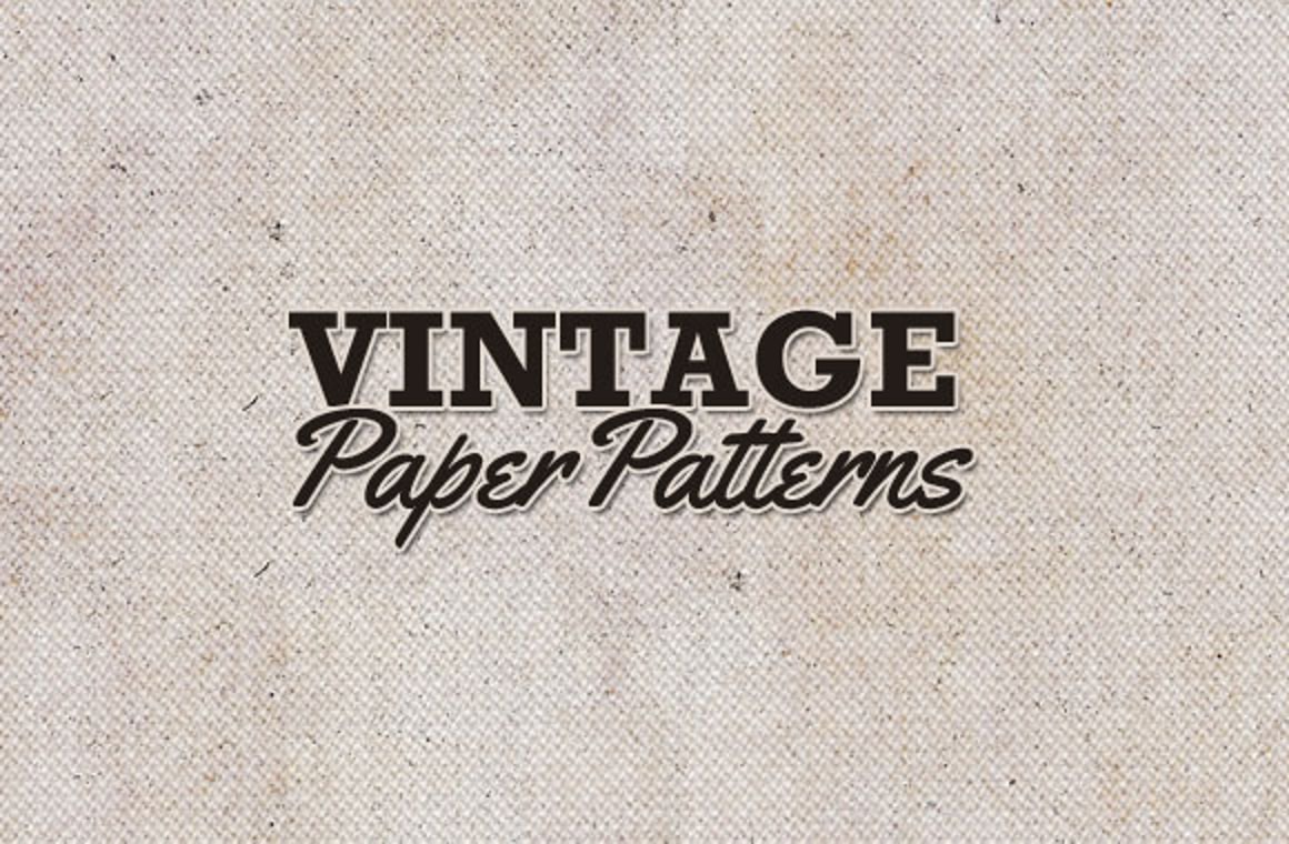 Vintage Seamless Paper Patterns