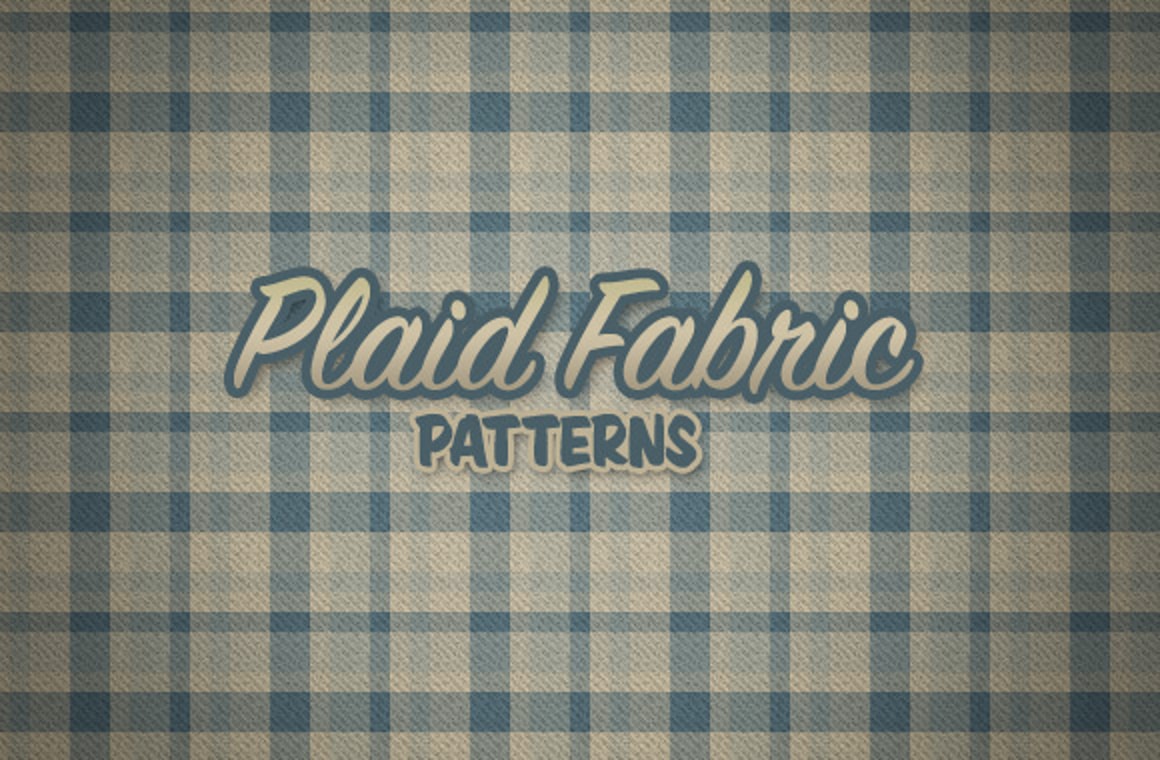 Realistic Plaid Fabric Patterns