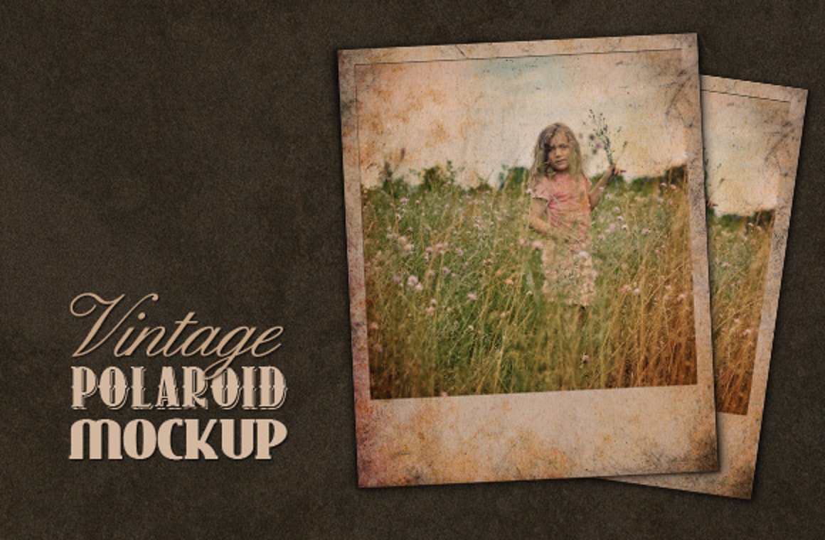 Download Free Polaroid PSD Mockup - WeGraphics