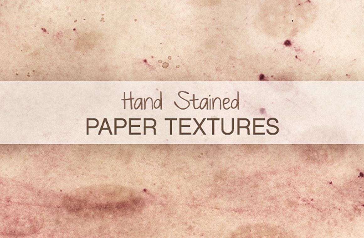 Hand-Stained Paper Textures