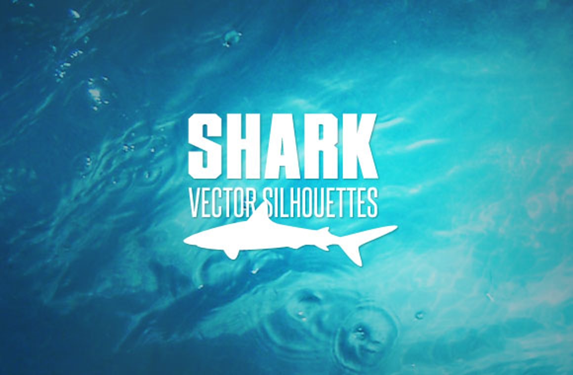 Vector Shark Silhouettes - WeGraphics