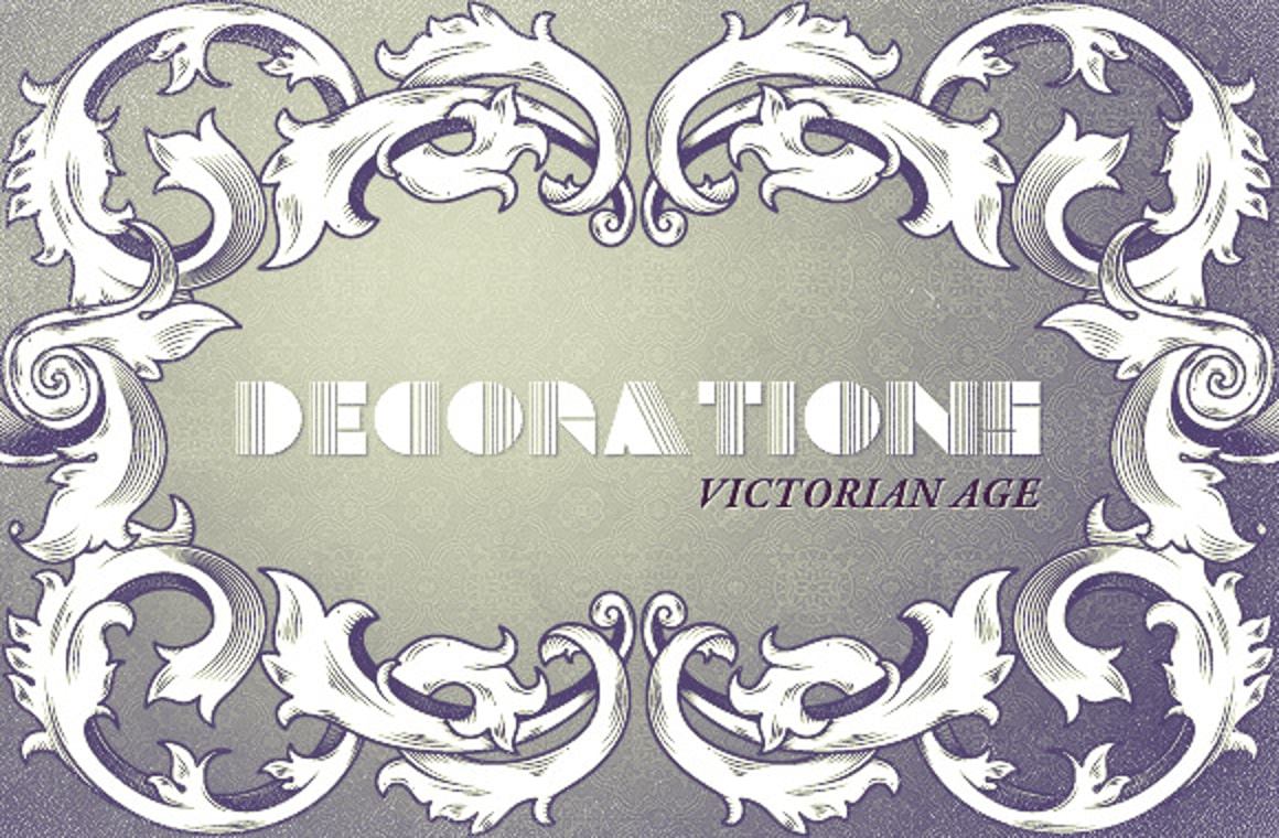 Victorian age decorations