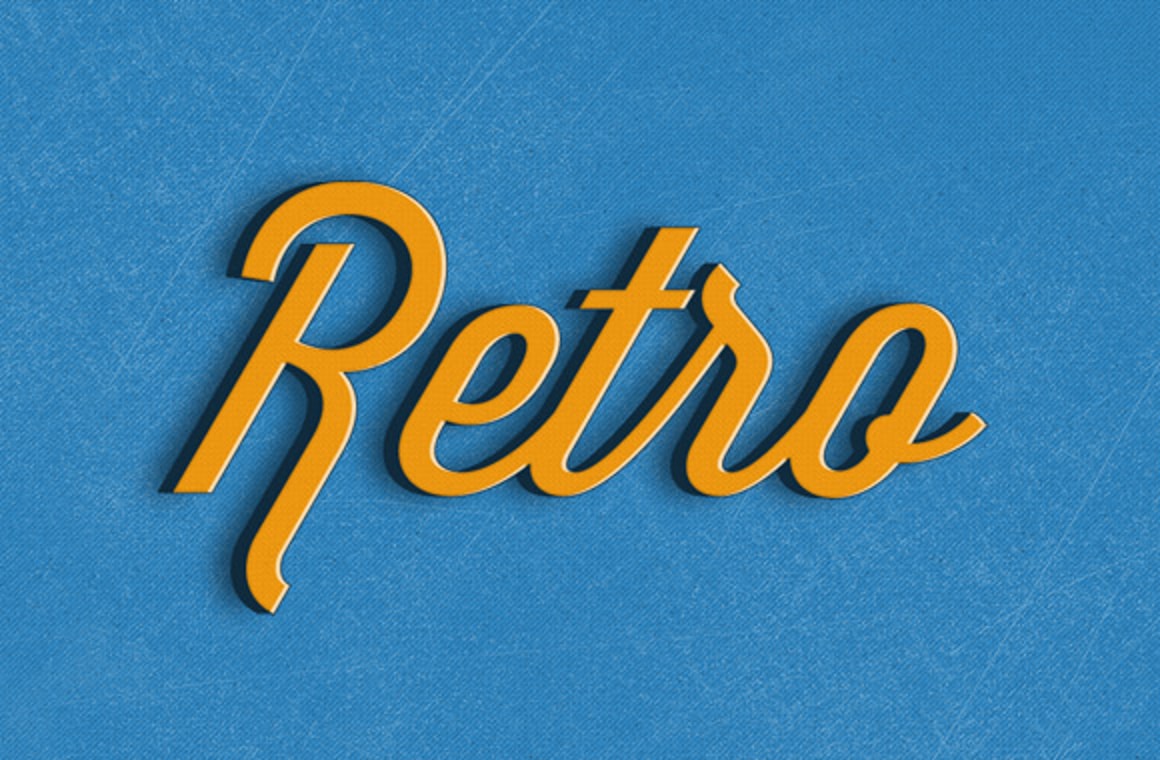 Vintage Type Effects for Photoshop - WeGraphics