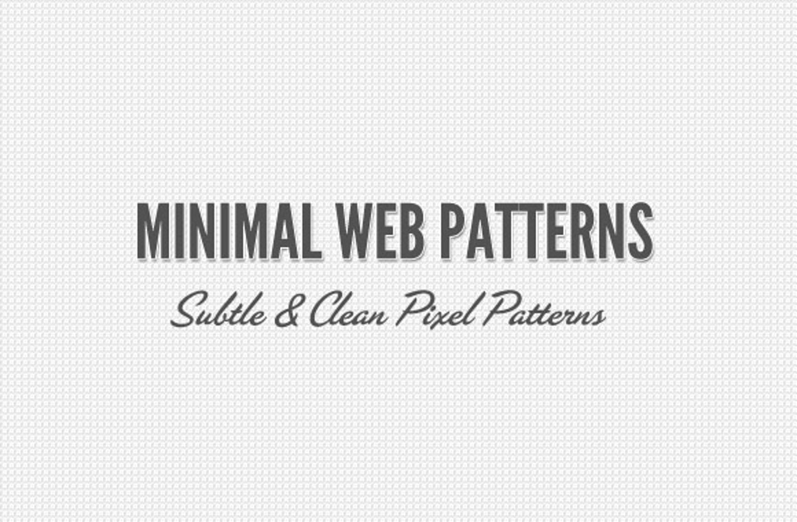 Minimal Web Pixel Patterns