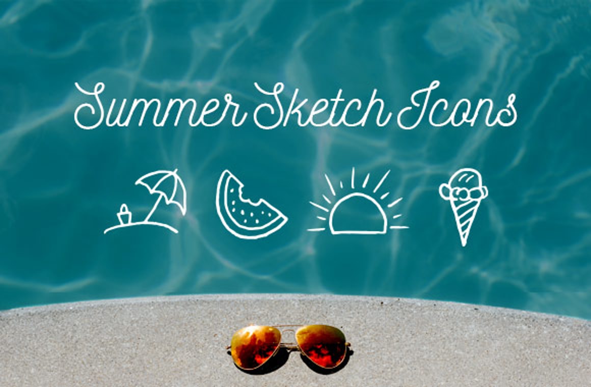 Summer Sketch Icons