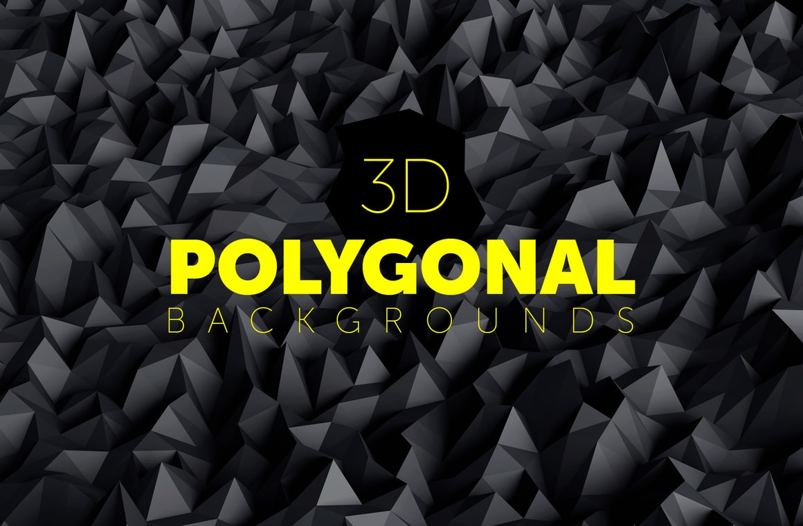 3D Polygonal Backgrounds