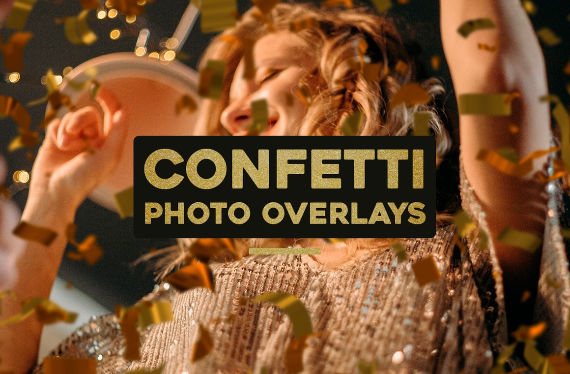 Confetti Photo Overlays