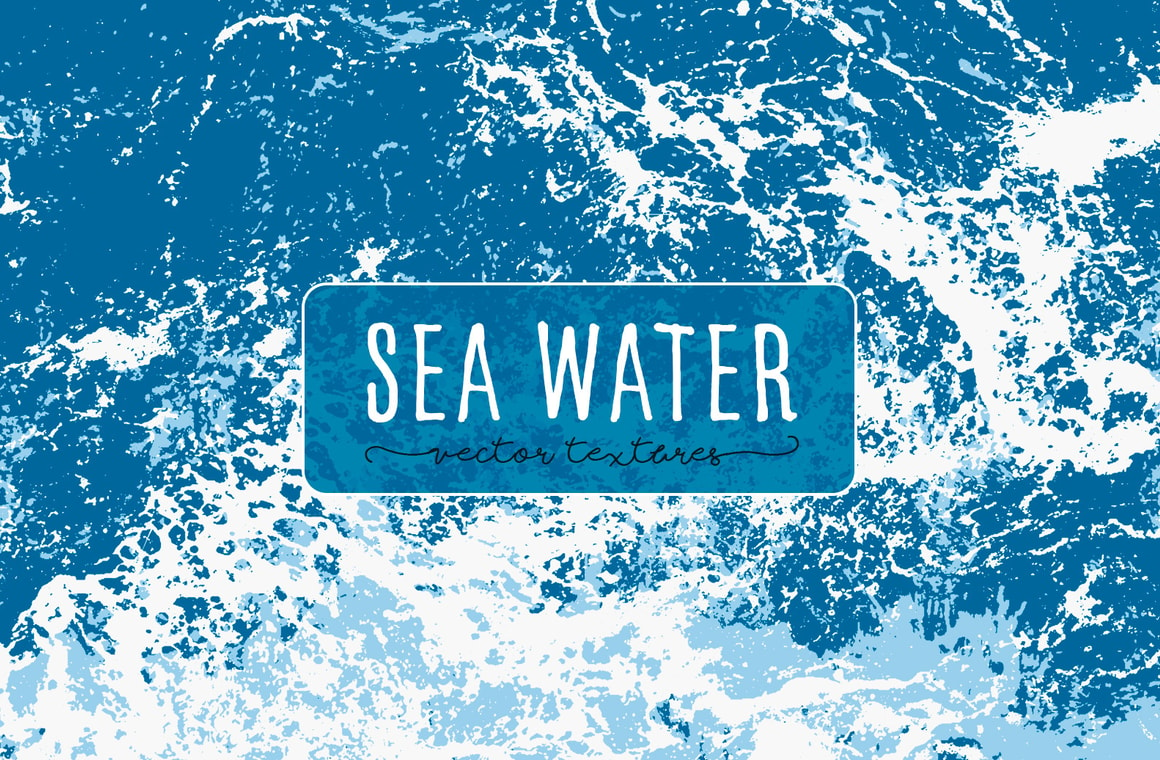 Sea Water Vector Textures