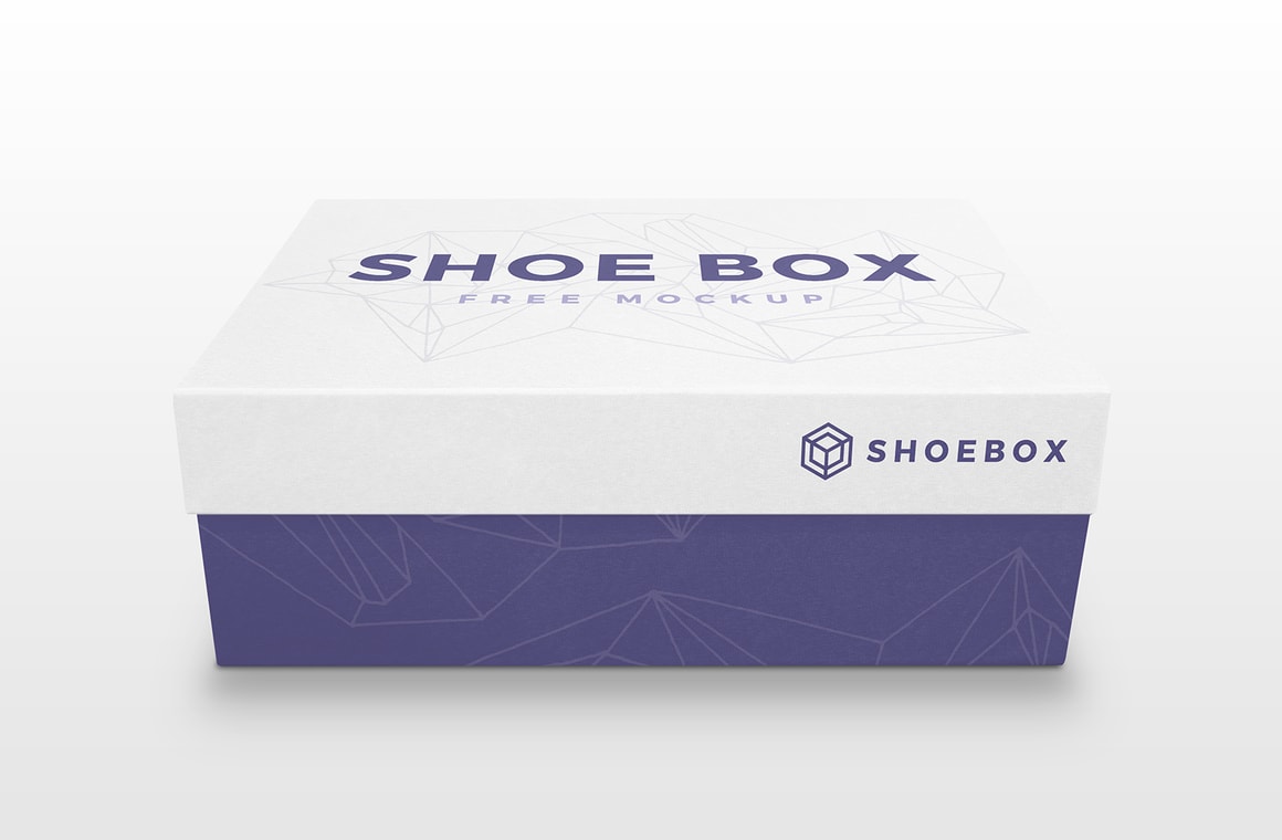 Free Shoe Box Mockup Psd Wegraphics
