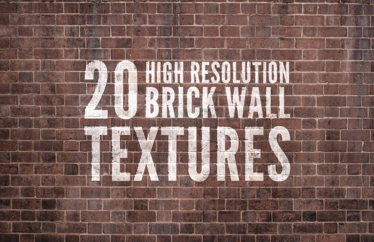 20 High Resolution Brick Wall Textures — Medialoot