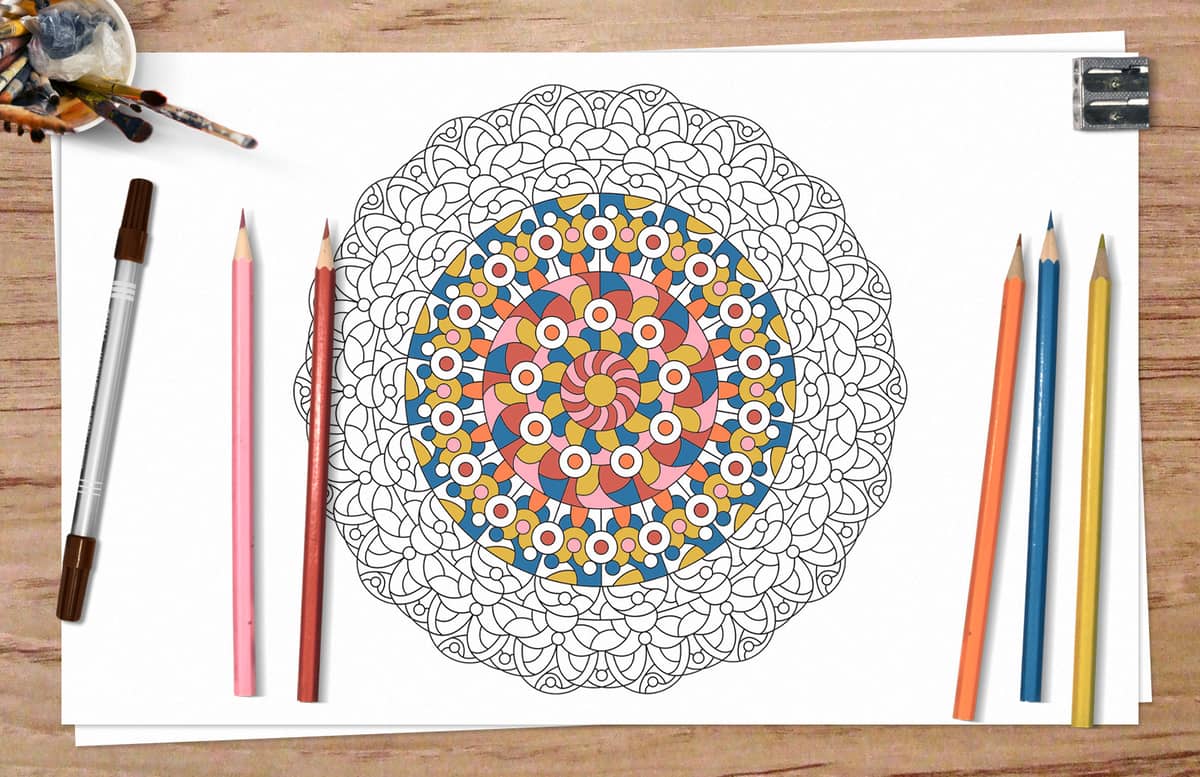 Adult Coloring Pages Preview 1