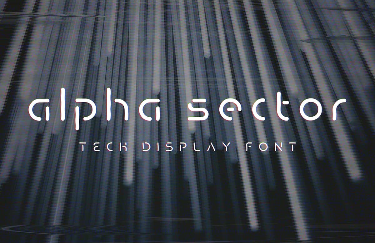 Alpha Sector Tech Font V2 Preview 1