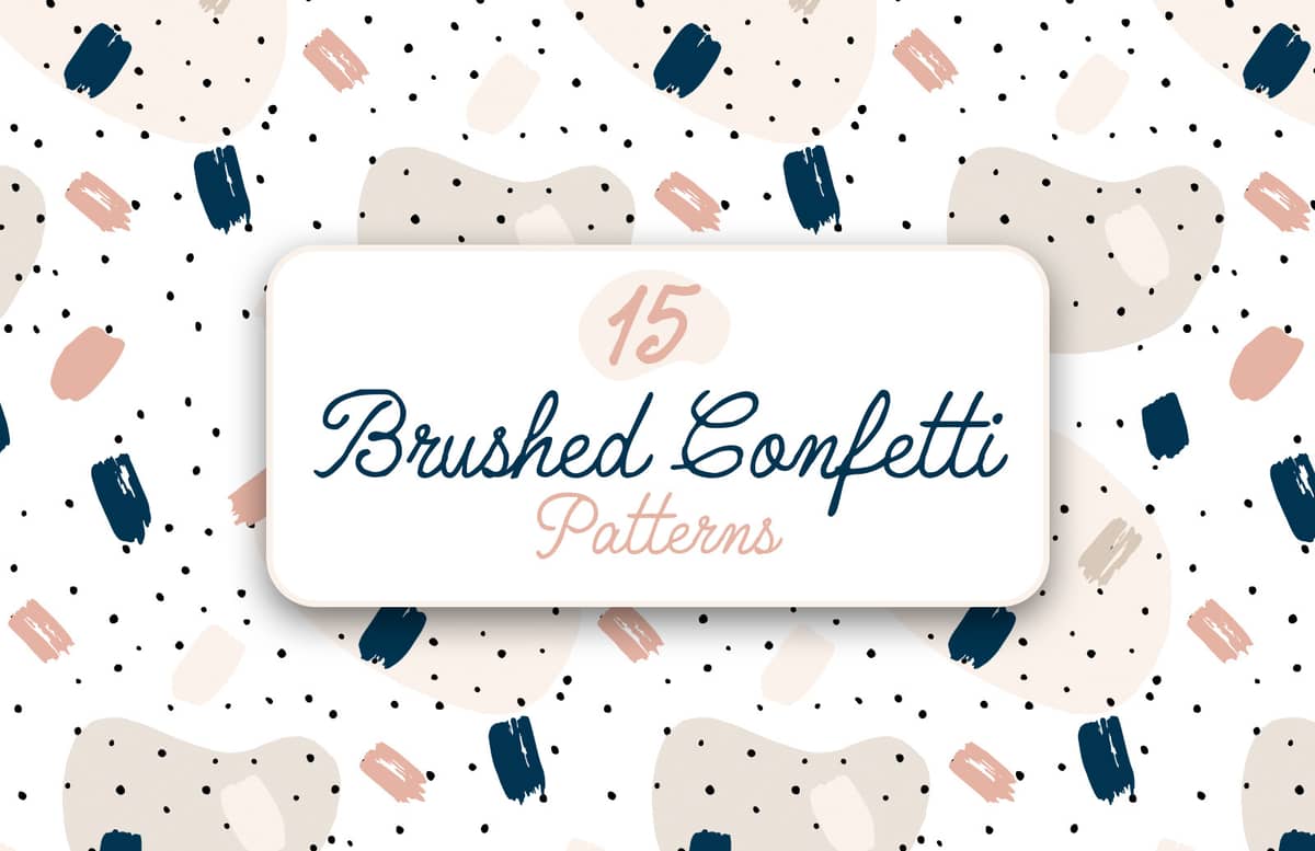 Brushed Confetti Patterns Preview 1