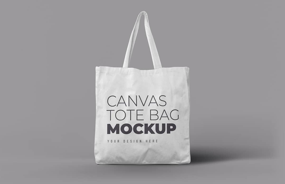 Canvas Tote Bag Mockup — Medialoot