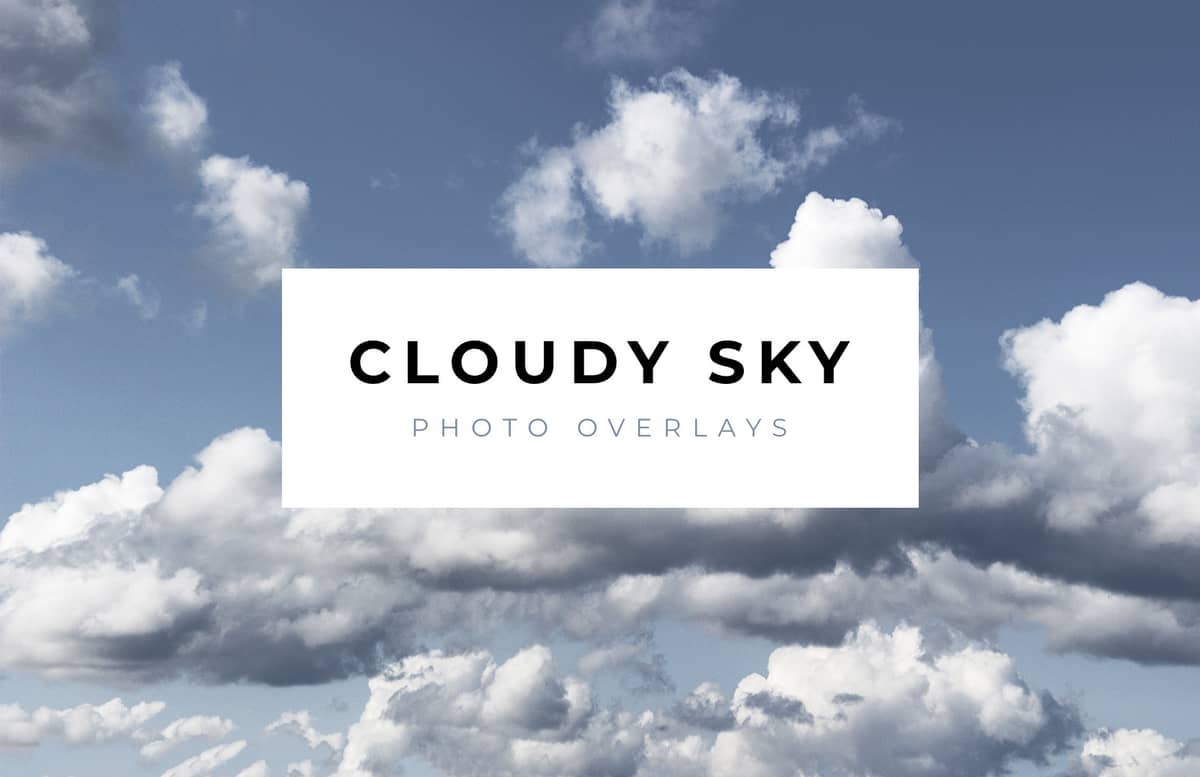 Cloud Sky Photo Overlays Preview 1