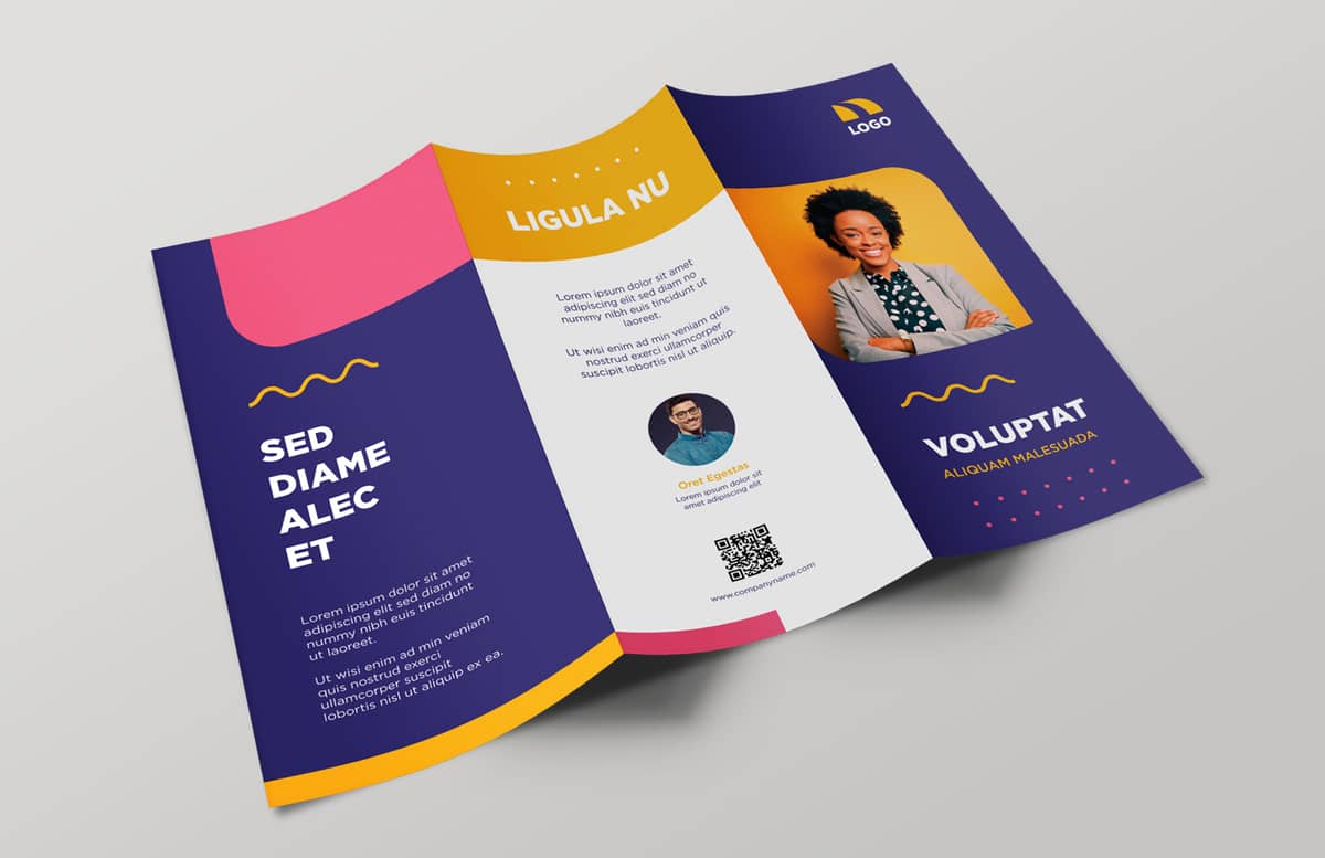 Creative Trifold Brochure Template Preview 1
