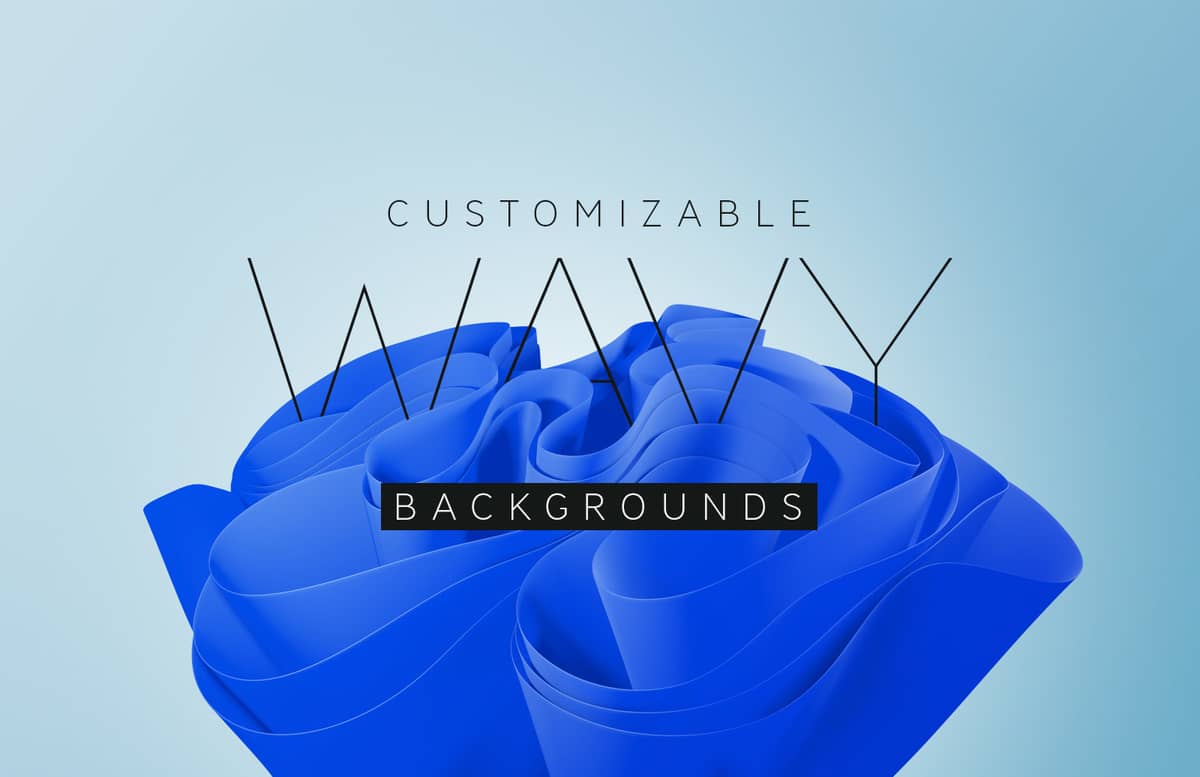 Customizable Wavy Backgrounds Preview 1