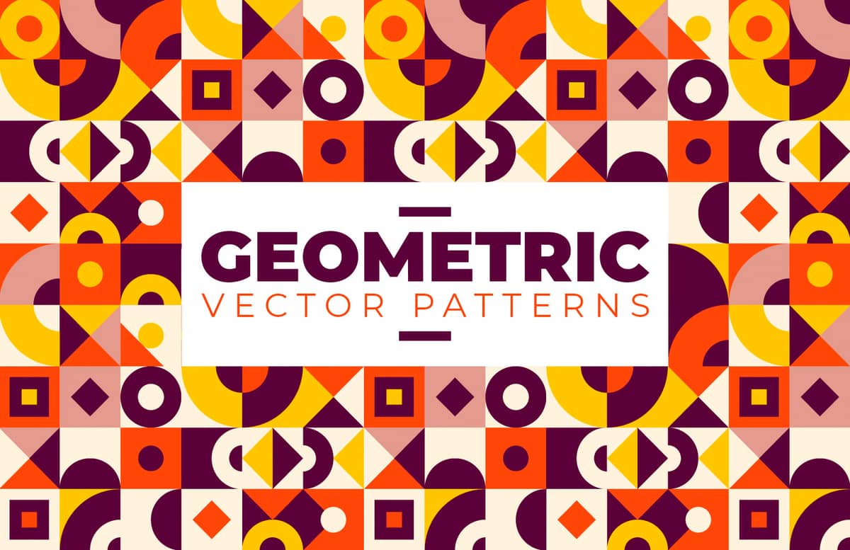 Geometric Vector Patterns Preview 1