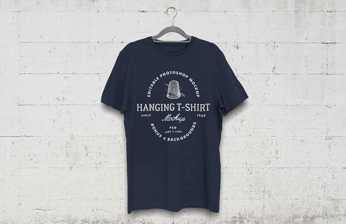 Hanging T Shirt Mockup Preview 1