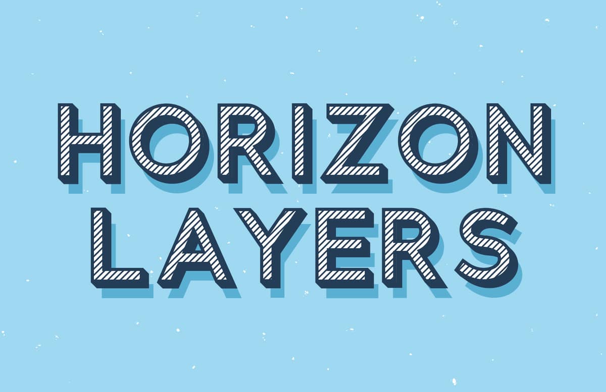 Horizon Layers Font Preview 1