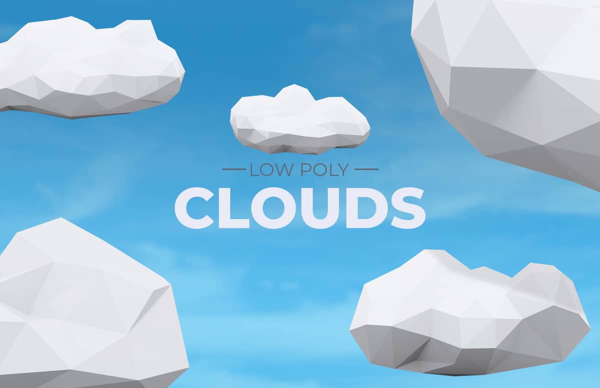 Low Poly Clouds Preview 1