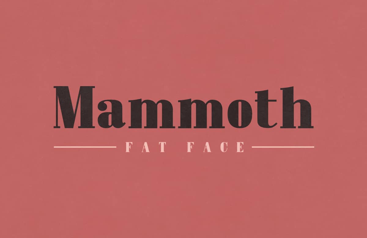 Mammoth  Fat  Face  Preview 1