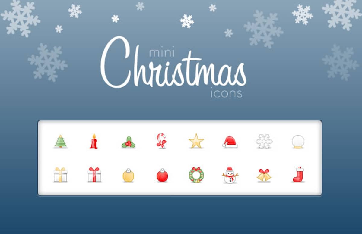 Mini  Christmas  Icons  Preview1