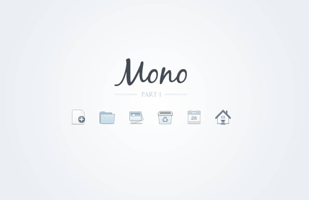 Mono  Icons    Part 1  Preview1