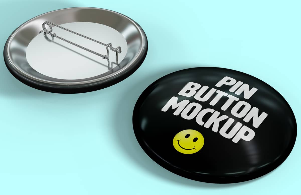 Pin Button Mockup Preview 1