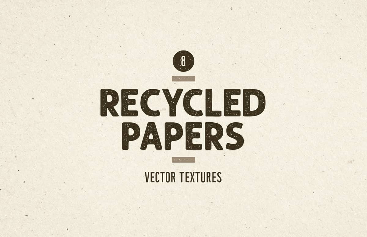 Recycled Papers Vector Textures Preview 1