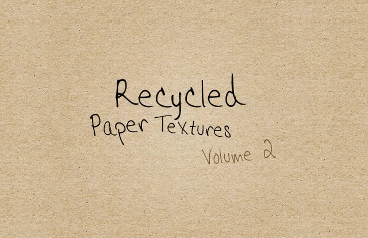 Recycled Paper Textures - Vol 2 — Medialoot