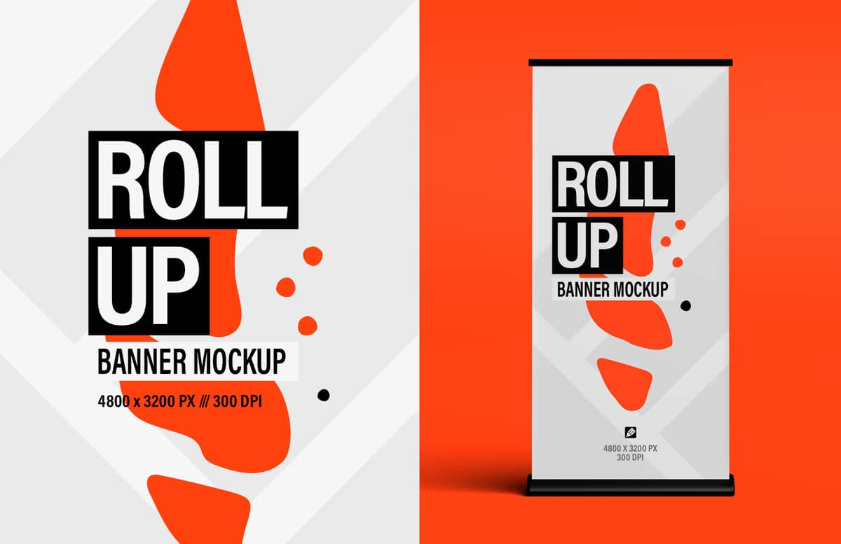 Roll Up Banner Mockup Preview 1