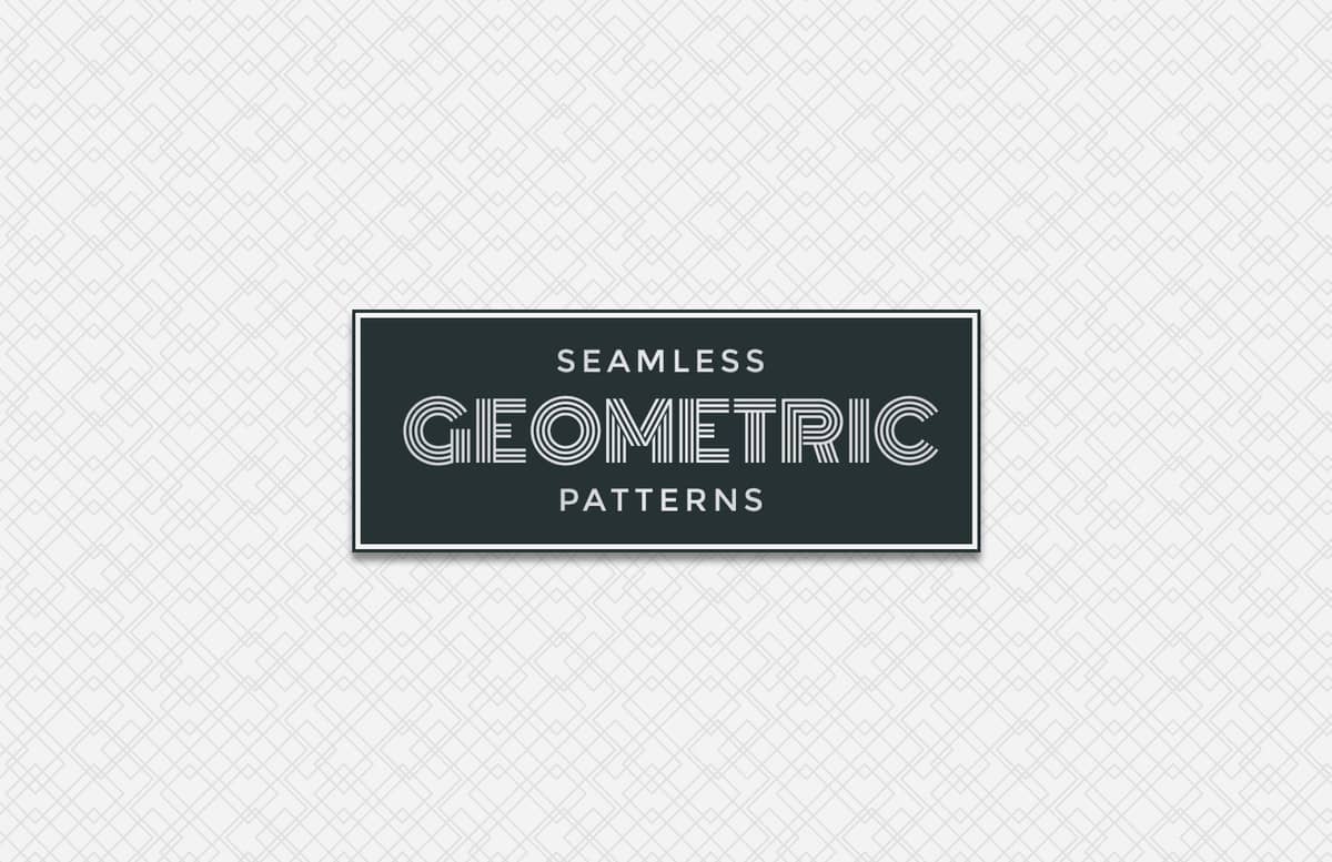 Seamless Geometric Patterns Preview 1