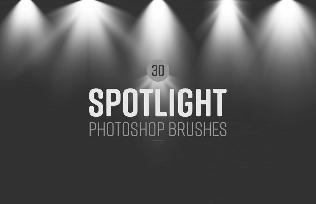 Spotlight Photoshop Brushes Preview 1