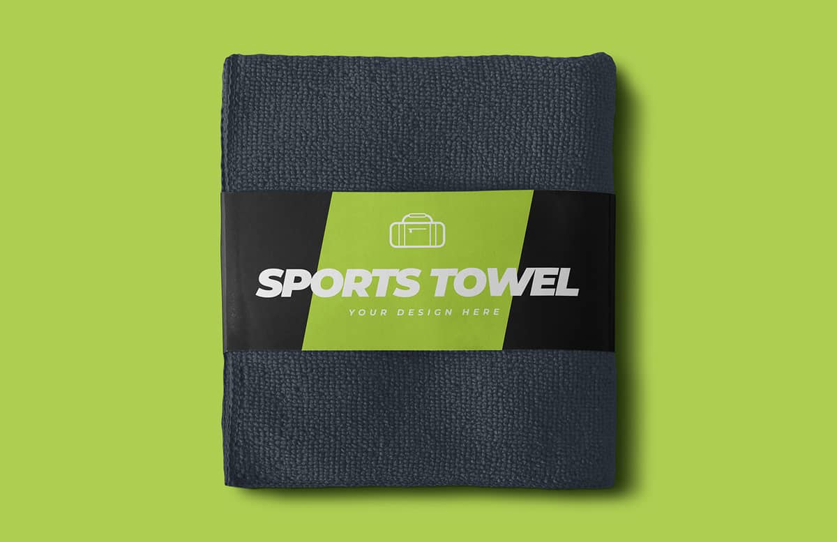 Sports Towel Mockup Preview 1