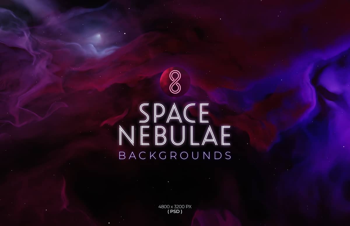 Space Nebulae Backgrounds Preview 1