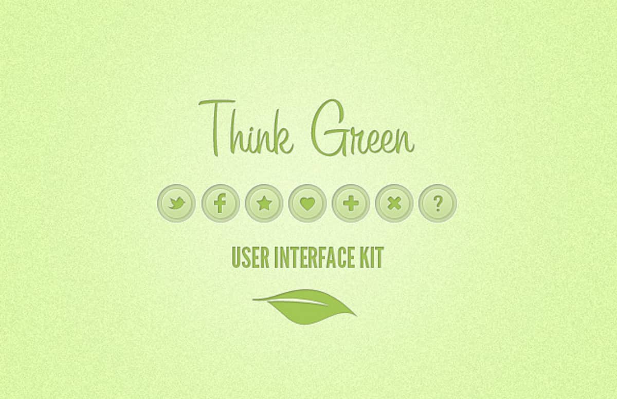 Think  Green  Ui  Kit  Preview1